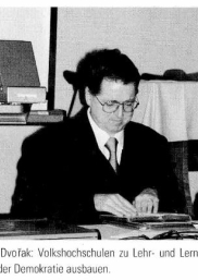 Johann Dworschak bei seinem Vortrag
